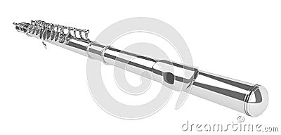 Concert flute Stock Photo