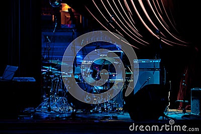 Concert of the group Champagne Editorial Stock Photo