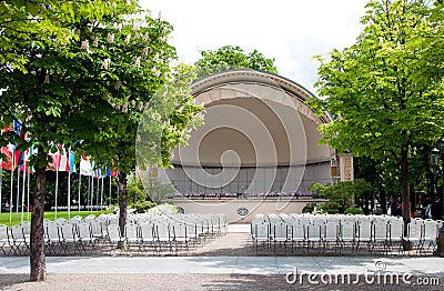 Concert Shell Baden-Baden Editorial Stock Photo