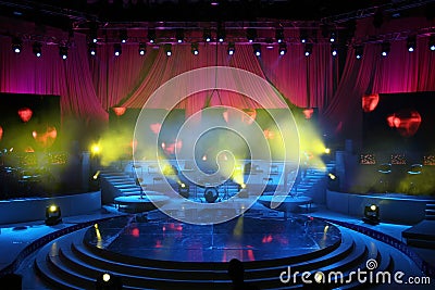 Concert stage Stock Photo