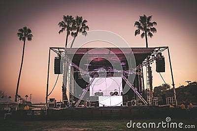 Concert Stage Editorial Stock Photo