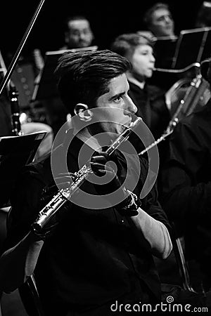 Western concert flute Editorial Stock Photo