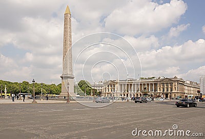 By Concorde moving vehicles. The area is visited by tourists Editorial Stock Photo