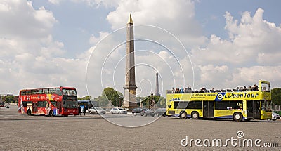 By Concorde moving vehicles. The area is visited by tourists Editorial Stock Photo