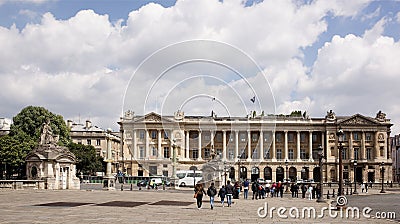 By Concorde moving vehicles. The area is visited by tourists Editorial Stock Photo