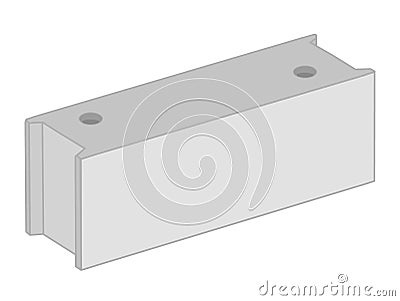 Concrete block - Masonry - Works construction and DIY Stock Photo