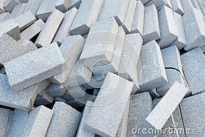 Concrete blocks or bricks Stock Photo