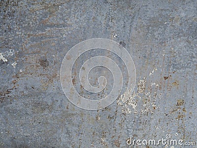 Concrete blue grey stained wall cracked vintage background Stock Photo