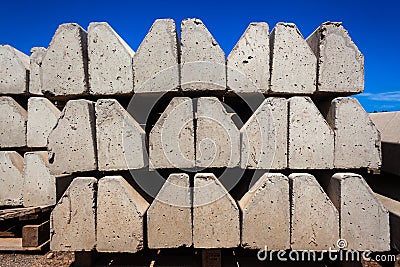 Concrete Corners Roads Stock Photo