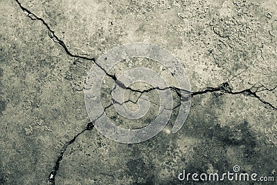 Concrete crack texture background. Stock Photo