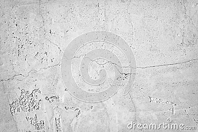 Concrete cracked wall stone texture or background. Closeup Stock Photo
