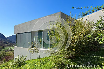 Concrete house, exterior Stock Photo