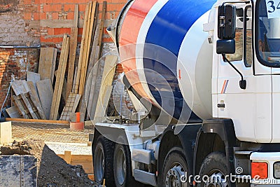 Concrete mixer Stock Photo