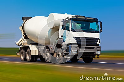 Concrete mixer Stock Photo