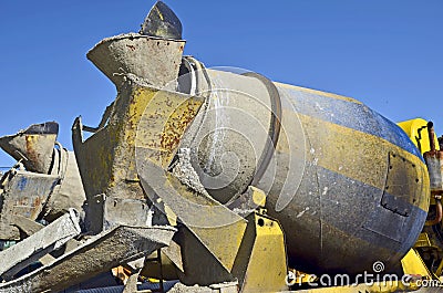 Concrete mixer Stock Photo