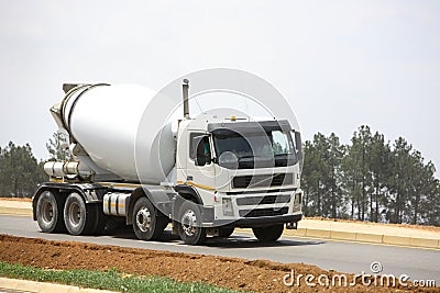 Concrete Mixer Stock Photo