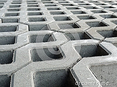 Concrete pavement Stock Photo