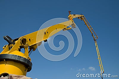 Concrete Pump Stock Photo