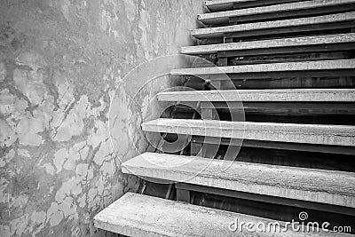 Concrete stairs cement background Stock Photo