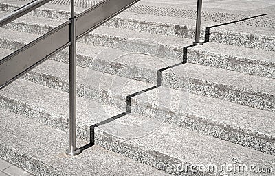 Concrete Steps Background, Beton Stairs, Urban Staircase Stock Photo