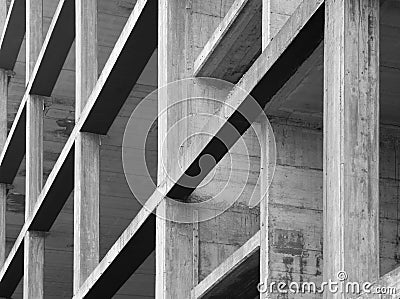 Concrete structure Stock Photo