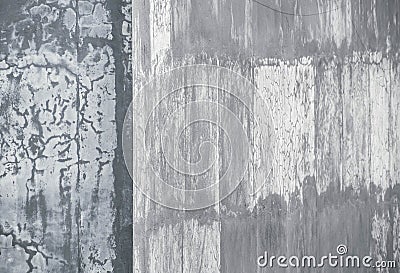 Concrete wall pavement gray weathered texture dimensional with corner Stock Photo