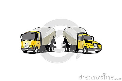 Concreters trucks vector Vector Illustration