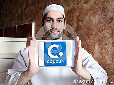 Concur Technologies logo Editorial Stock Photo
