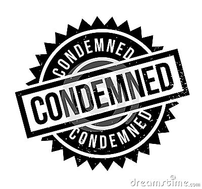 Condemned rubber stamp Vector Illustration