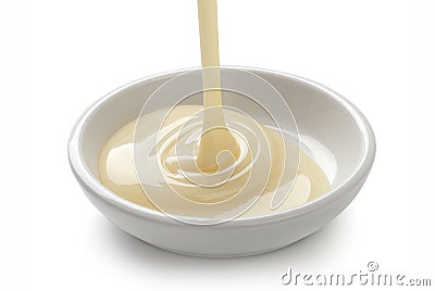 Condensed milk Stock Photo