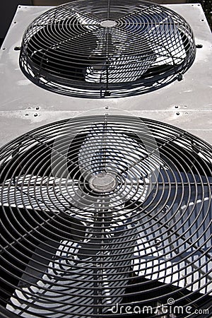 Condenser Fans Stock Photo