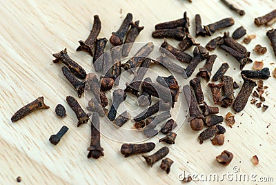 Condiment clove Stock Photo