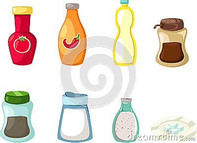 Condiment vector Vector Illustration