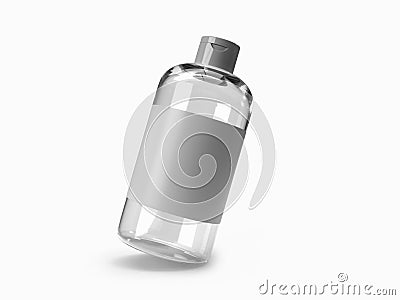 Conditioner Shower Bottle 3D Illustration Mockup Scene Stock Photo