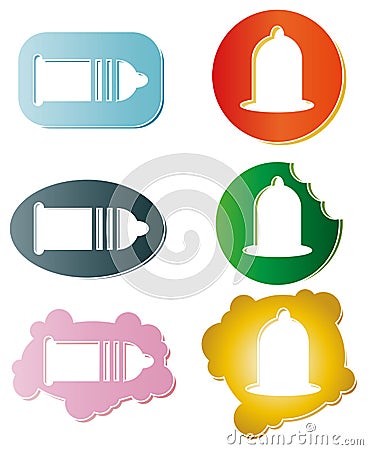 Condom. Vector Illustration