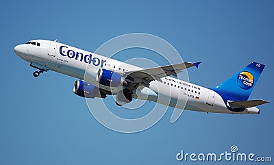 Condor Airbus 320 Editorial Stock Photo