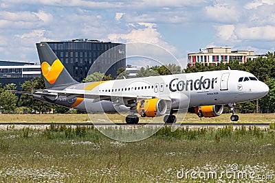 Condor Airbus A320-212 D-AICG Editorial Stock Photo