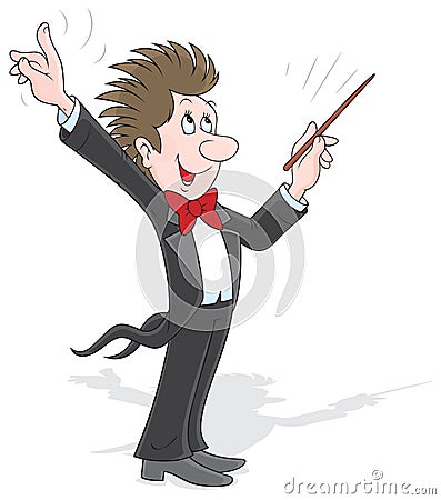 Conductor Vector Illustration