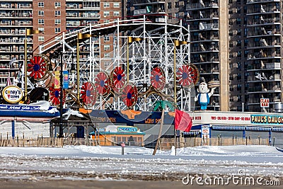 Coney Island, Brooklyn, New York Editorial Stock Photo
