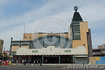 Coney Island Subway Station Editorial Stock Photo