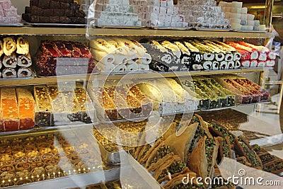 Istanbul, Turkey Confectionary and foods Stock Photo