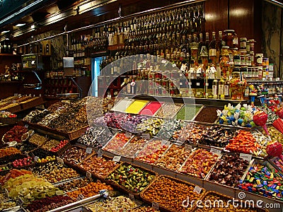 Confectionery stall Stock Photo