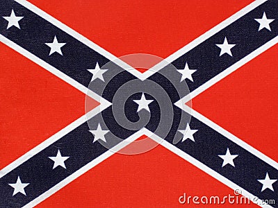 Confederate Flag Stock Photo