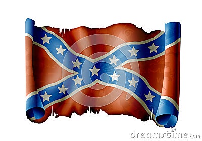 Confederate flag Stock Photo