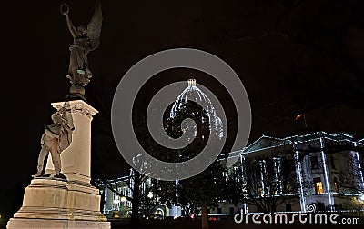 The Confederate Monument at the Arkansas State Capitol Stock Photo