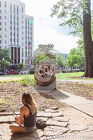 Birmingham, Alabama Confederate Monument Editorial Stock Photo