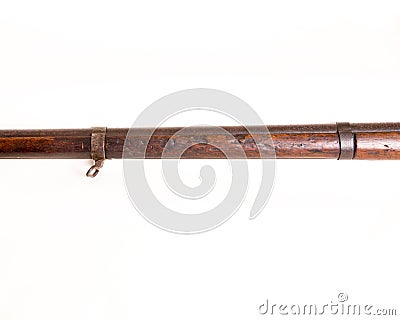 Confederate Musket Barrel Detailing Stock Photo