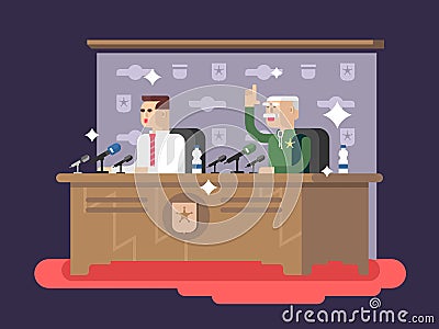 Conference design concept Vector Illustration