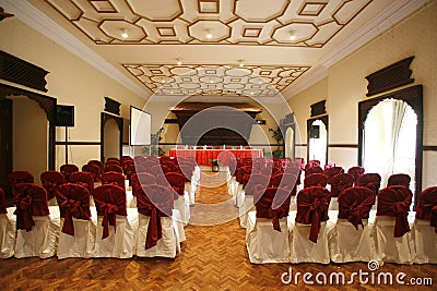 conference hall in hotel Stock Photo