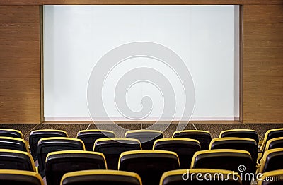 Conference Meeting Seat Stage Audience Stock Photo